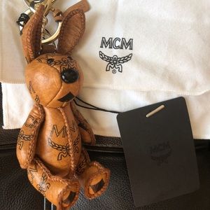 MCM Visetos Rabbit Keychain (NWT)
